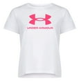 thumbnail image 1 of Under Armour Girls Big Logo Short Sleeve Tee, 1 of 4