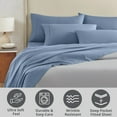 thumbnail image 9 of London Fog 6-Piece Ultra-Soft Microfiber Sheet Set, Assorted Sizes, 9 of 10