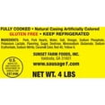 thumbnail image 6 of Sunset Farms Georgia Original Mild Smoked Sausage, 20 ct., 6 of 6