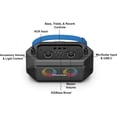 thumbnail image 5 of Pioneer Portable Bluetooth Boombox Party Speaker, 5 of 11
