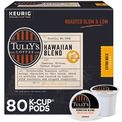 Tully's Hawaiian Blend K-Cup Pods, 80 ct