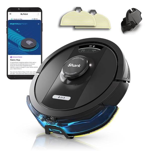 Shark Matrix 2-in-1 Robot Vacuum & Mop with Home Mapping, Bonus 