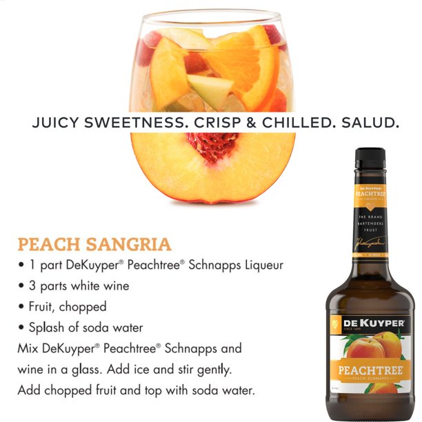 DeKuyper Peachtree Schnapps (750ML) - Samsclub.com