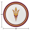 thumbnail image 2 of Arizona State Sun Devils NCAA Round Paper Plates, 10", 85 ct., 2 of 6