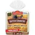 thumbnail image 1 of Stroehmann 100% Whole Wheat Bread 22oz, 2pk, 1 of 7