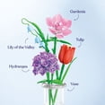 thumbnail image 4 of Brickcraft Bricktanicals Blush & Blooms Flower Bouquet Building Kit, 4 of 6