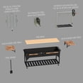thumbnail image 14 of Backyard Discovery Argentine Santa Maria XL Wood Fire & Charcoal Grill w/ Asado Clamp, 14 of 14