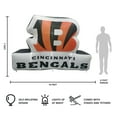 thumbnail image 4 of Logo Brands Cincinnati Bengals Pre-Lit 7’x10’ Team Inflatable, 4 of 6