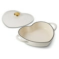 thumbnail image 2 of Tramontina 3-Quart Heart Shape Enameled Cast Iron Dutch Oven (Shallow, Oven Safe), 2 of 11