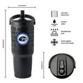 thumbnail image 3 of Logo Brands Shorter Hawks Stainless Steel Tumbler Set, 3 of 7