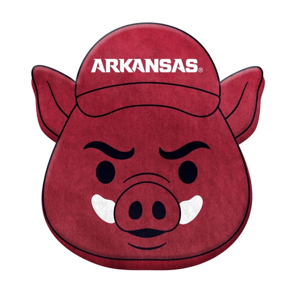 Logo Brands Arkansas Razorbacks Puff Pillow
