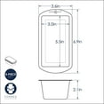 thumbnail image 4 of Nordic Ware Natural Aluminum Mini Loaf Pan, 8 pack, 4 of 4