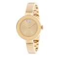thumbnail image 1 of Movado Bold Bangle Swiss Quartz Gold-Tone Bangle Women's Watch 34mm, 1 of 4