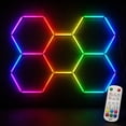 thumbnail image 1 of Westinghouse Color-Changing LED Hex Light Kit with Remote Control, 1 of 16
