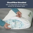 thumbnail image 4 of GhostBed 2-Pack Shredded Memory Foam Pillow, Assorted Sizes, 4 of 8