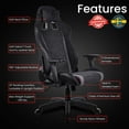 thumbnail image 4 of Arozzi Avanti SoftFabric Special Edition Gaming Chair, 4 of 7