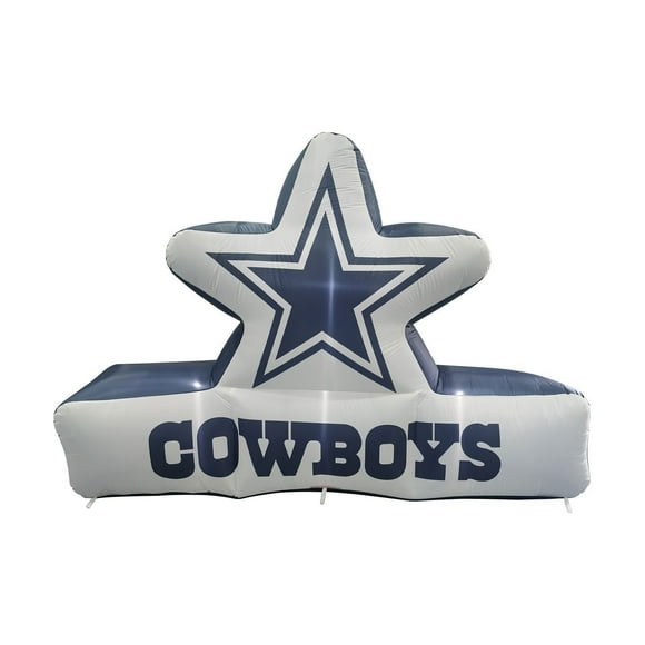 Logo Brands Dallas Cowboys Pre-Lit 7’x10’ Team Inflatable