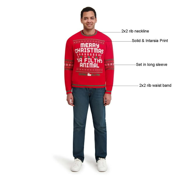 Home Alone Adult Holiday Sweater