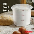 thumbnail image 5 of Cambro Round Translucent Container with Lid 6 qt., 2 pk., 5 of 6