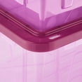 thumbnail image 4 of Member's Mark 60 Quart Storage Tote, Assorted Colors, 17.2" D x 25.7" W x 12.0" H, 1 pack or 4 pack, 4 of 7