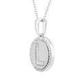 thumbnail image 2 of Diamond Initial Pendant Necklace in Sterling Silver, 2 of 5