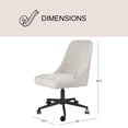 thumbnail image 4 of Ashfield Mid-Century Office Swivel Chair, 4 of 10