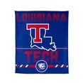 thumbnail image 1 of Logo Brands Louisiana Tech Bulldogs 60"x70" Super Plush Blanket, 1 of 7