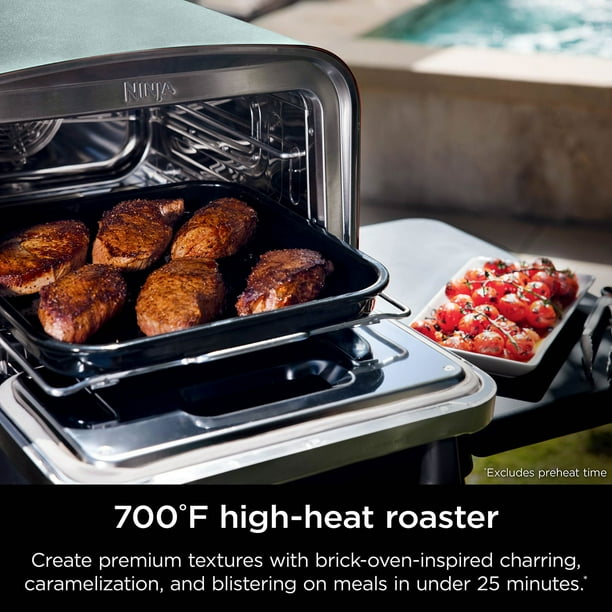 Ninja Woodfire 8-in-1 Outdoor Pizza Oven & Smoker with Woodfire