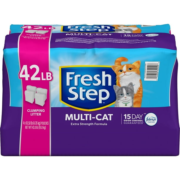 Fresh Step, Extra Strength Multi-Cat Scented Clumping Litter