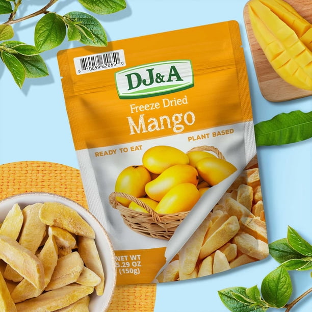 DJ&A Freeze Dried Mango, 5.29 oz. - Samsclub.com