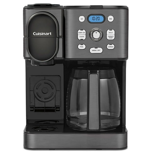 Cuisinart 2-in-1 Coffeemaker, 12 Cup Capacity, Single Serve, Hot or Iced