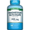 thumbnail image 1 of Nature's Truth Magnesium Glycinate Capsules, 200 mg, 180 ct., 1 of 5