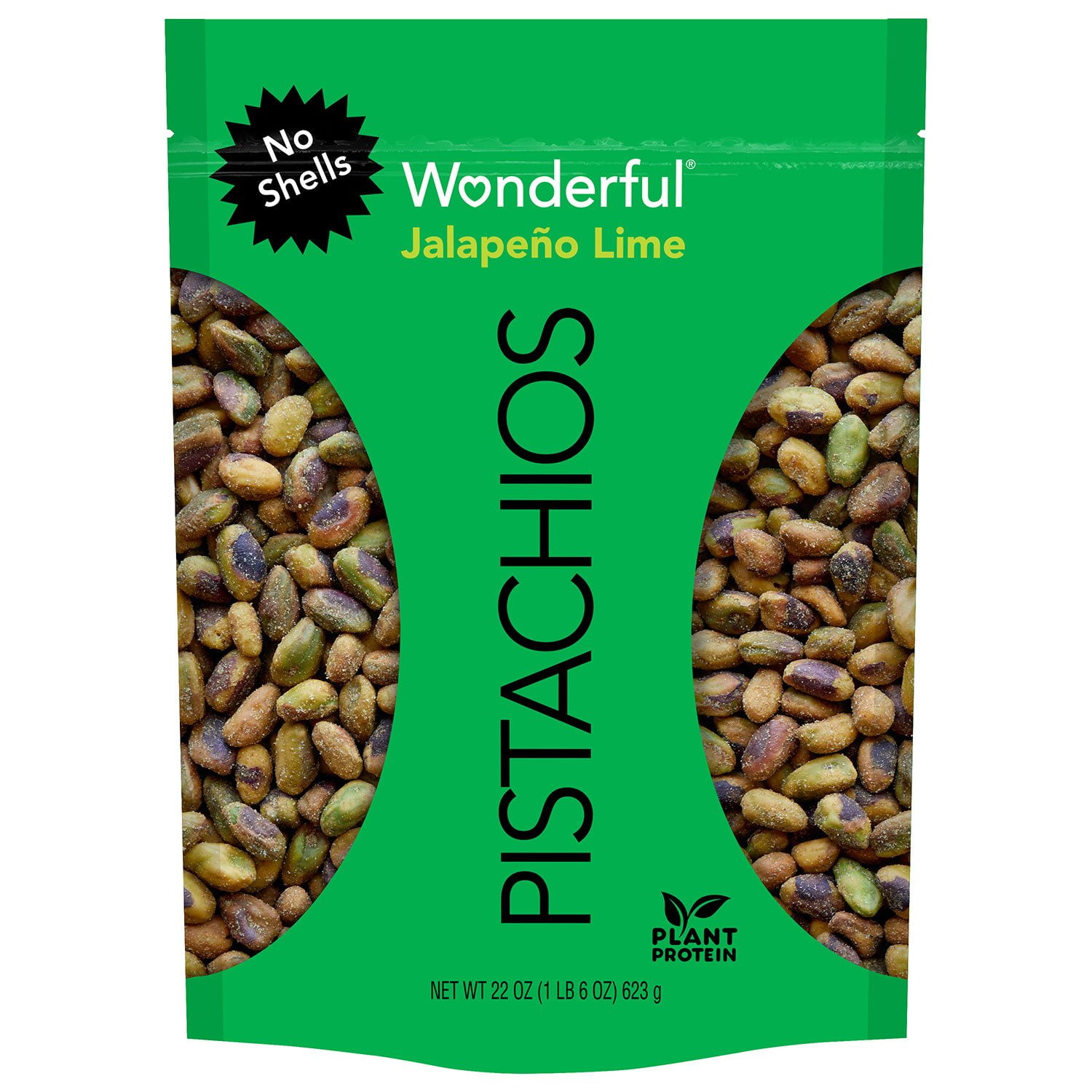 Wonderful Pistachios No Shells, Jalapeno Lime 22 oz. - Samsclub.com