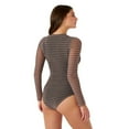 thumbnail image 3 of Edited by Hunter McGrady Women's Long Sleeve Bodysuit, 3 of 11