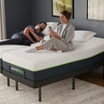 thumbnail image 3 of GhostBed Medium Firm Memory Foam Mattress and Adjustable Base Set, 3 of 10