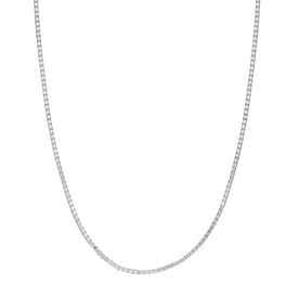 Adjustable Box Link Chain Necklace in 14K Gold,