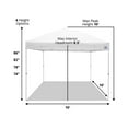 thumbnail image 3 of E-Z UP® 10’ x 10’ Commercial ONE-UP™ Canopy, 3 of 10