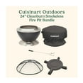 thumbnail image 8 of Cuisinart Smokeless Fire Pit Bundle, 24", 8 of 9