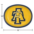thumbnail image 2 of NC A&T State University NCAA HBCU Oval Paper Plates, 50 ct., 2 of 7