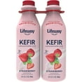 thumbnail image 1 of Lifeway Strawberry Kefir Probiotic Lowfat Milk, 32 fl. oz., 2 pk., 1 of 4