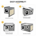 thumbnail image 6 of Member’s Mark Collapsible Cat Condo, 24 x 17 x 15 in., Choose Color, 6 of 8