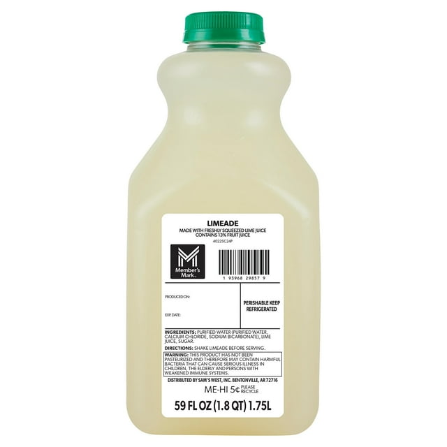 Member's Mark Fresh Squeezed Limeade, 59 fl. oz.