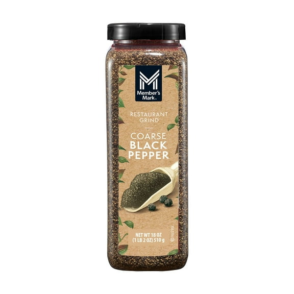 Member's Mark Restaurant Coarse Black Pepper, 18 oz.