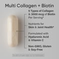 thumbnail image 4 of Sports Research Multi Collagen Complex + Biotin 3000mcg Supplement, 120 ct, 4 of 7