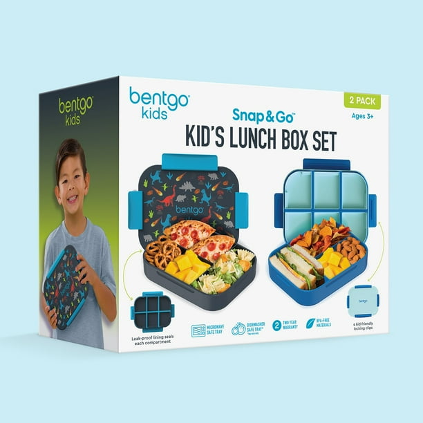 Bentgo Kids 2-Pack Snap & Go Leak-Proof Lunch Box - Samsclub.com