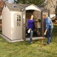 thumbnail image 5 of Lifetime 10' x 8' Outdoor Storage Shed with Carriage Doors, 5 of 12
