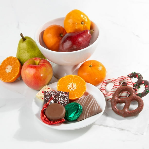 Deluxe Holiday Fruit and Chocolate 7-Box Gift Tower - Samsclub.com