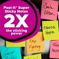 thumbnail image 3 of Post-it Super Sticky Notes, 3 in. x 3 in., Energy Boost Collection, 14 Pads/Pack, 3 of 14