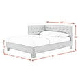 thumbnail image 2 of Society Den Mirage Youth Corner Bed, Brown, Assorted Sizes, 2 of 11