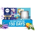 thumbnail image 1 of Febreze PLUG Scent Booster Oil Starter Kit, Refresh & Energize + CALM Lavender & Vanilla Bean, 1 Warmer + 3 Refills, 2.63 fl. oz., 1 of 10